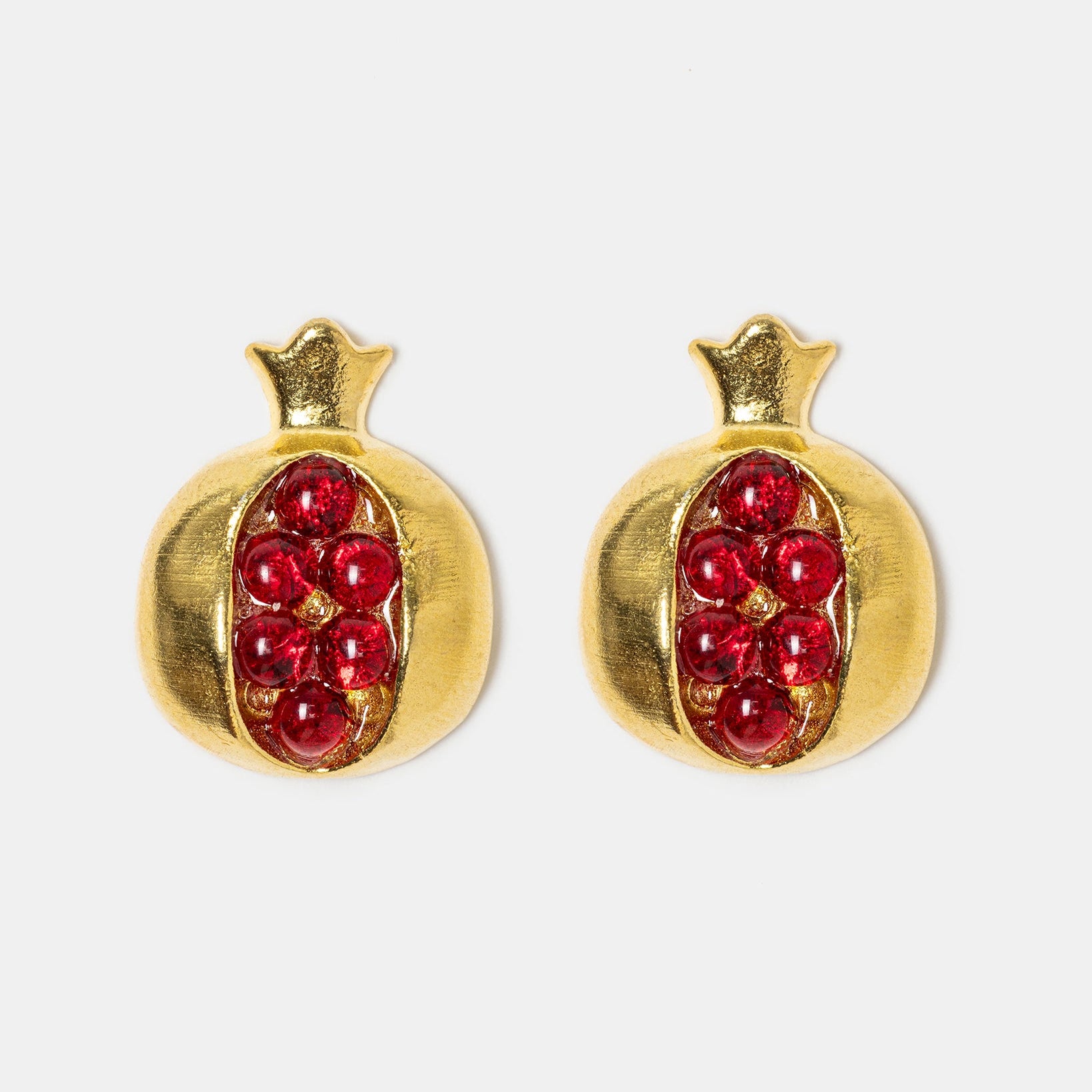 Pomegranate Stud Earrings