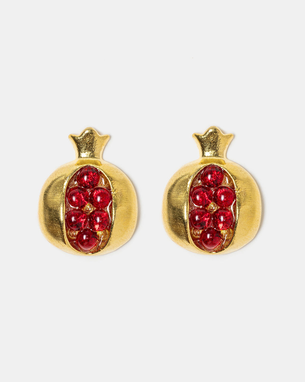 Pomegranate Stud Earrings