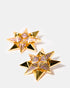 Celestial gold earrings editorial