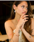 Elegant pink gemstone ring styling