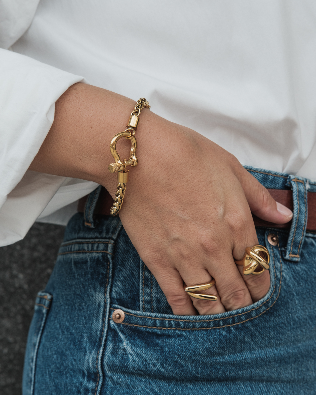 Copenhagen Bracelet in Gold